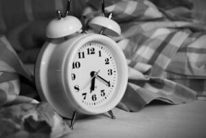 setting alarm clock